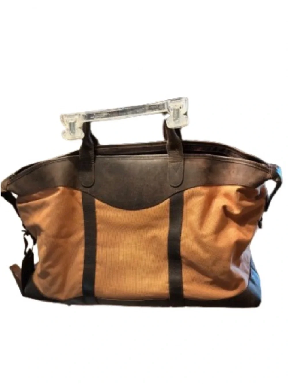 Canyon Outback Georgia Quail Hunt Canvas Leather Duffel Bag Weekender 22